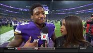 Stefon Diggs Emotional Postgame Field Interview | Saints vs Vikings | Jan 14, 2018