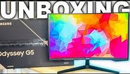Samsung Odyssey G5 32 Inch Gaming Monitor Unboxing