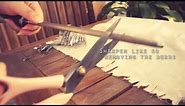 How to Sharpen Your Scissors (works on fabric)