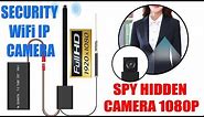 How to use Mini WiFi IP Spy Camera Wireless HD 1080P Button | Hidden Camera For Home Office Security