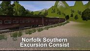 Peter's Trainz: Norfolk Southern Excursion Cars Promo (Official)