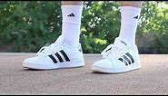 Adidas Grand Courts WHITE/BLACK On-feet | Great Budget Shoe