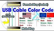 How to Figure Out USB (2.0) Cable Color Code | USB Cable Hacks: How to Identify Each Wire Like a Pro