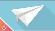 Inkscape for Beginners: Paper Airplane Graphic