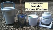 Comparison of Portable Clothes Washers