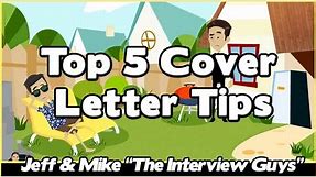 How To Write A Cover Letter - Top 5 Cover Letter Tips