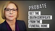 Get The Death Certificate From The Funeral Home