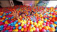 We Bought 100,000 Balls & Turned Our House Into a GIANT Ball Pit