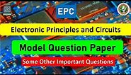EPC Model Question Paper and Some Important Questions