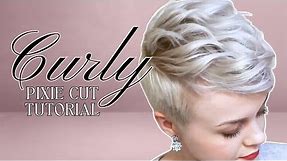 Pixie Cut Hair Styling - Curly / Wavy