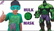 How to make Hulk Mask using Paper Plates | DIY Superhero Mask and Gadgets | YFA