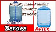 Without Brush | How to wash/clean/disinfect water bottle at home easily|How to wash Plastic bottles