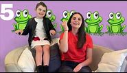 5 little speckled frogs - makaton - isabellasigns - nursery rhymes - frog - signed songs