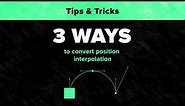 After Effects Tips & Tricks #1 Interpolation tutorial