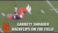 Syracuse QB Garrett Shrader Lines Up As A WR And Backflips
