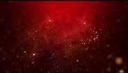 Clean Red Gold Particles Background