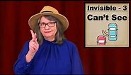 How To Sign INVISIBLE — ASL Word Of The Day — Word 247