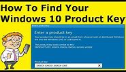 How To Find Your Windows 10 Product Key