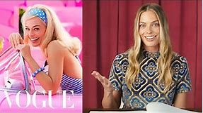 Margot Robbie Breaks Down 15 Looks, From The Wolf of Wall Street to Barbie | Life in Looks | Vogue