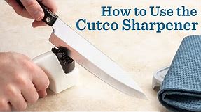 How to Use the Cutco Knife Sharpener