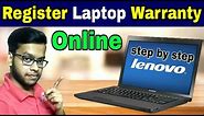 Lenovo Laptop Warranty Registration Online | Step by Step Laptop Registration for Extended Warranty