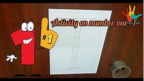 #kidsnumberactivity Activity on Number 1 | Number worksheets