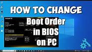✨ How to Change Boot Order in BIOS(UEFI) on PC