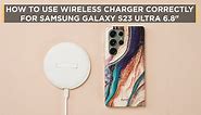 How to Use Wireless Charger for GVIEWIN Marble Case