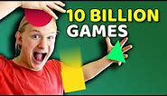 I Made 10,000,000,000 Games! (World Record)