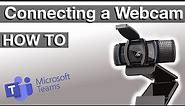 Connect Logitech Webcam on a Monitor (How to use C920e)