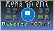 How to add icon to your desktop screen in windows How to create shortcuts to quickly launch program