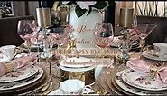 The Romantic Rose Valentine's Tablescape | 2024 Home Décor Ideas | Tablescapes by Candy