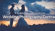 A Simple, Fair, and Free-to-Use Wedding Photography Contract