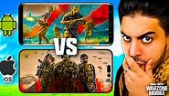 Warzone Mobile ANDROID VS IOS Gameplay
