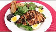 Grilled Chicken Caesar Salad Recipe - Laura Vitale - Laura in the Kitchen Episode 577