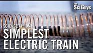 The Sci Guys: Science at Home - SE3 - EP9: Simplest Electric Train - Magneto-Electric Train