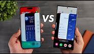 Galaxy S24 Ultra (One UI 6.1) vs iPhone 15 Pro Max (iOS 17.3) Animations Comparison - SHOCKING!