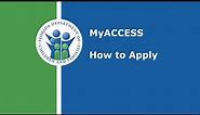 How to Apply on MyACCESS