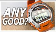 #CASIO W-214H Digital Watch Review - The Juicy Orange watch from Casio