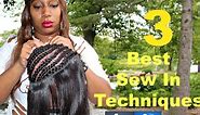 Full Sew in Weave | Hair Tutorial - 3 TECHNIQUES