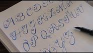 how to write in cursive - cursive fancy letters