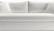 Willow II Slipcovered Bench Sofa   Reviews | Crate & Barrel