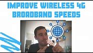 How To Improve Wireless 4G Broadband Speeds (Free) 2020: Huawei B525 Optus Network