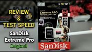 Review Dan Tes Kecepatan SD Card Sandisk Extreme Pro