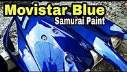 Repaint yamaha mio warna movistar blue kode y688* samurai paint