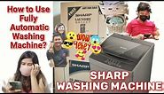 How to use Automatic Washing Machine | Sharp Fully Automatic Washing Machine | Demo Tara Laba Tayo!
