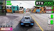 RTX 2060 | Forza Horizon 5 - 1080p, 1440p, 4K, 8K - High & ULTRA settings