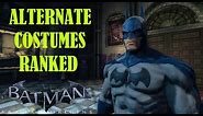 Batman Arkham Origins - Alternate Costumes RANKED