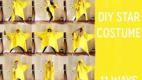 DIY star costume | 11 ways!