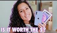 A Dramatic but HONEST Purple iPhone 12 Unboxing + Review